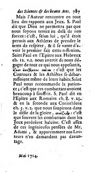 Mémoires pour l'histoire des sciences & des beaux-arts recüeillies par l'ordre de Son Altesse Serenissime Monseigneur Prince souverain de Dombes