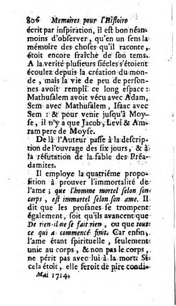 Mémoires pour l'histoire des sciences & des beaux-arts recüeillies par l'ordre de Son Altesse Serenissime Monseigneur Prince souverain de Dombes