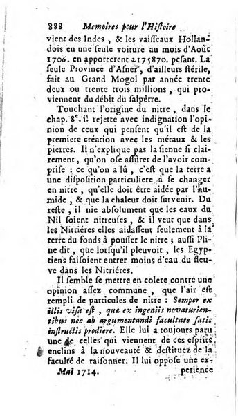 Mémoires pour l'histoire des sciences & des beaux-arts recüeillies par l'ordre de Son Altesse Serenissime Monseigneur Prince souverain de Dombes