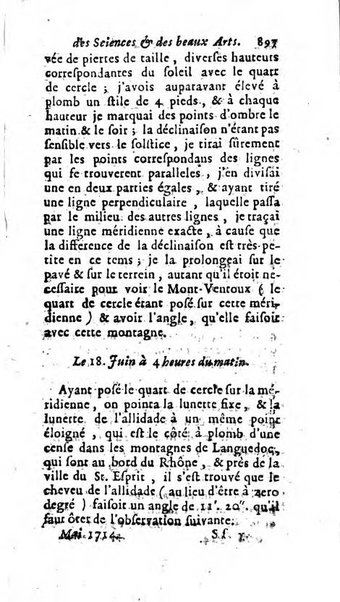 Mémoires pour l'histoire des sciences & des beaux-arts recüeillies par l'ordre de Son Altesse Serenissime Monseigneur Prince souverain de Dombes