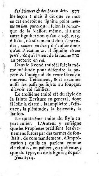 Mémoires pour l'histoire des sciences & des beaux-arts recüeillies par l'ordre de Son Altesse Serenissime Monseigneur Prince souverain de Dombes