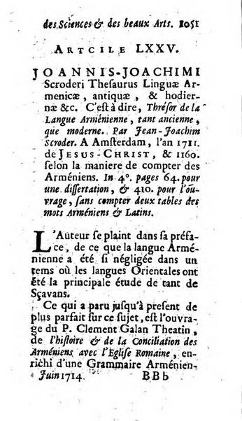 Mémoires pour l'histoire des sciences & des beaux-arts recüeillies par l'ordre de Son Altesse Serenissime Monseigneur Prince souverain de Dombes