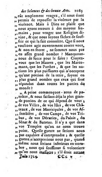 Mémoires pour l'histoire des sciences & des beaux-arts recüeillies par l'ordre de Son Altesse Serenissime Monseigneur Prince souverain de Dombes