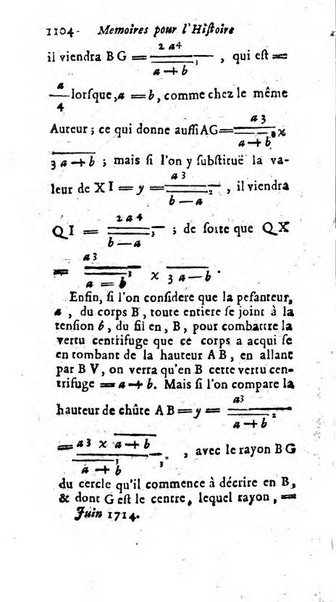 Mémoires pour l'histoire des sciences & des beaux-arts recüeillies par l'ordre de Son Altesse Serenissime Monseigneur Prince souverain de Dombes