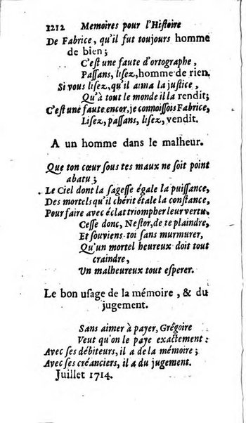 Mémoires pour l'histoire des sciences & des beaux-arts recüeillies par l'ordre de Son Altesse Serenissime Monseigneur Prince souverain de Dombes