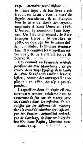 Mémoires pour l'histoire des sciences & des beaux-arts recüeillies par l'ordre de Son Altesse Serenissime Monseigneur Prince souverain de Dombes