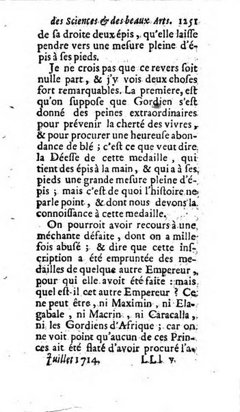 Mémoires pour l'histoire des sciences & des beaux-arts recüeillies par l'ordre de Son Altesse Serenissime Monseigneur Prince souverain de Dombes