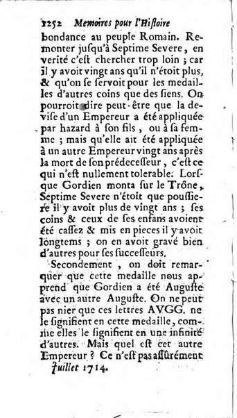 Mémoires pour l'histoire des sciences & des beaux-arts recüeillies par l'ordre de Son Altesse Serenissime Monseigneur Prince souverain de Dombes