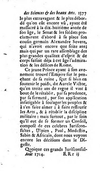 Mémoires pour l'histoire des sciences & des beaux-arts recüeillies par l'ordre de Son Altesse Serenissime Monseigneur Prince souverain de Dombes