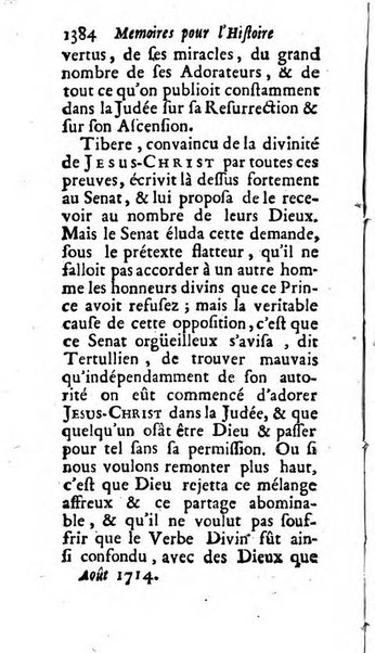 Mémoires pour l'histoire des sciences & des beaux-arts recüeillies par l'ordre de Son Altesse Serenissime Monseigneur Prince souverain de Dombes