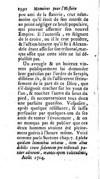 Mémoires pour l'histoire des sciences & des beaux-arts recüeillies par l'ordre de Son Altesse Serenissime Monseigneur Prince souverain de Dombes