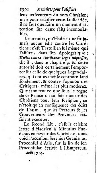 Mémoires pour l'histoire des sciences & des beaux-arts recüeillies par l'ordre de Son Altesse Serenissime Monseigneur Prince souverain de Dombes