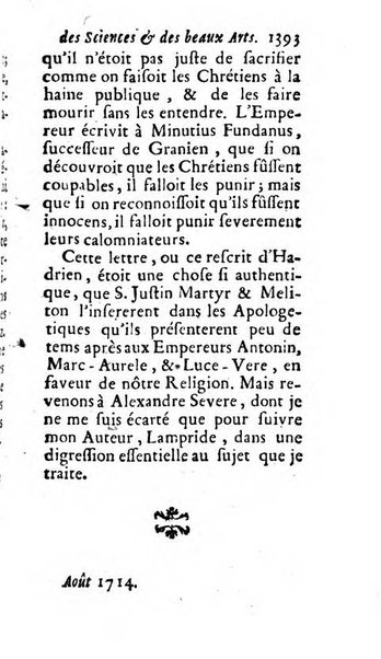 Mémoires pour l'histoire des sciences & des beaux-arts recüeillies par l'ordre de Son Altesse Serenissime Monseigneur Prince souverain de Dombes