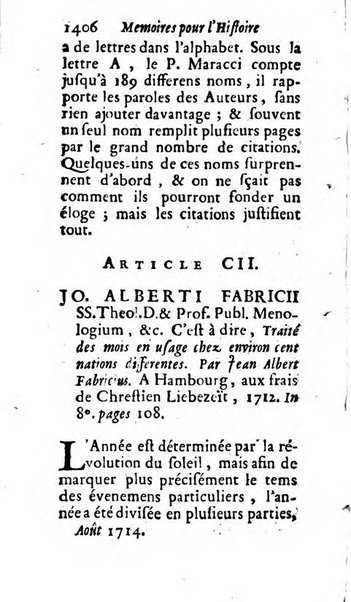 Mémoires pour l'histoire des sciences & des beaux-arts recüeillies par l'ordre de Son Altesse Serenissime Monseigneur Prince souverain de Dombes