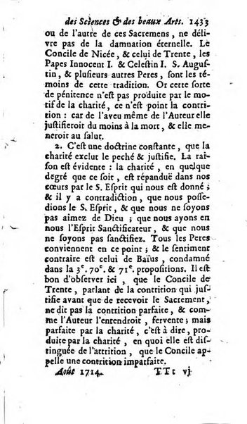 Mémoires pour l'histoire des sciences & des beaux-arts recüeillies par l'ordre de Son Altesse Serenissime Monseigneur Prince souverain de Dombes