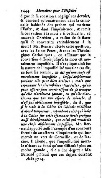 Mémoires pour l'histoire des sciences & des beaux-arts recüeillies par l'ordre de Son Altesse Serenissime Monseigneur Prince souverain de Dombes