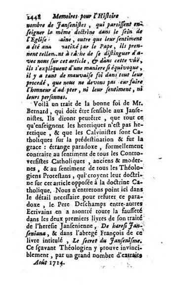 Mémoires pour l'histoire des sciences & des beaux-arts recüeillies par l'ordre de Son Altesse Serenissime Monseigneur Prince souverain de Dombes