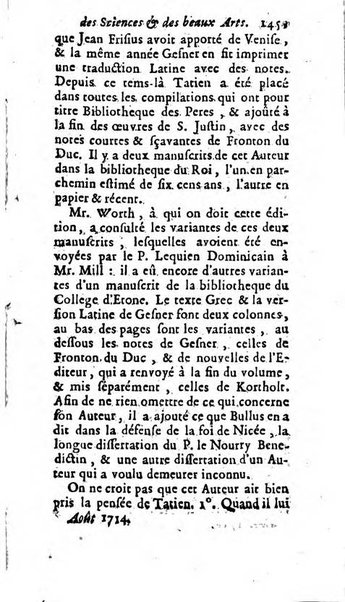 Mémoires pour l'histoire des sciences & des beaux-arts recüeillies par l'ordre de Son Altesse Serenissime Monseigneur Prince souverain de Dombes