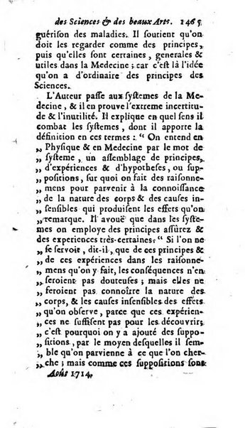 Mémoires pour l'histoire des sciences & des beaux-arts recüeillies par l'ordre de Son Altesse Serenissime Monseigneur Prince souverain de Dombes