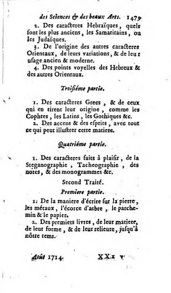 Mémoires pour l'histoire des sciences & des beaux-arts recüeillies par l'ordre de Son Altesse Serenissime Monseigneur Prince souverain de Dombes