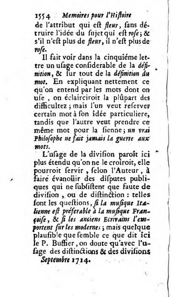 Mémoires pour l'histoire des sciences & des beaux-arts recüeillies par l'ordre de Son Altesse Serenissime Monseigneur Prince souverain de Dombes