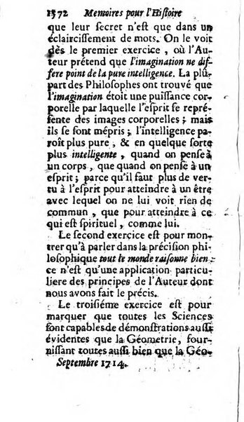 Mémoires pour l'histoire des sciences & des beaux-arts recüeillies par l'ordre de Son Altesse Serenissime Monseigneur Prince souverain de Dombes