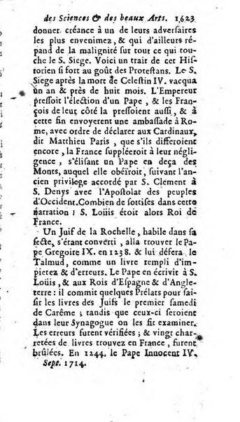 Mémoires pour l'histoire des sciences & des beaux-arts recüeillies par l'ordre de Son Altesse Serenissime Monseigneur Prince souverain de Dombes