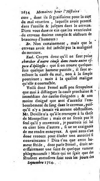 Mémoires pour l'histoire des sciences & des beaux-arts recüeillies par l'ordre de Son Altesse Serenissime Monseigneur Prince souverain de Dombes