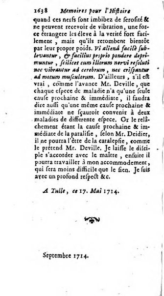 Mémoires pour l'histoire des sciences & des beaux-arts recüeillies par l'ordre de Son Altesse Serenissime Monseigneur Prince souverain de Dombes