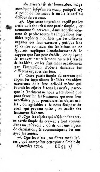 Mémoires pour l'histoire des sciences & des beaux-arts recüeillies par l'ordre de Son Altesse Serenissime Monseigneur Prince souverain de Dombes