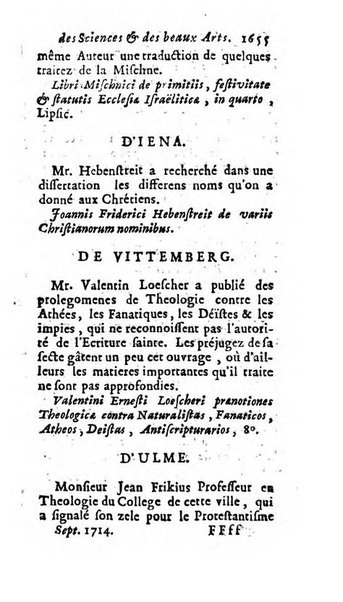 Mémoires pour l'histoire des sciences & des beaux-arts recüeillies par l'ordre de Son Altesse Serenissime Monseigneur Prince souverain de Dombes