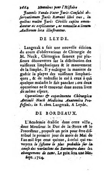 Mémoires pour l'histoire des sciences & des beaux-arts recüeillies par l'ordre de Son Altesse Serenissime Monseigneur Prince souverain de Dombes