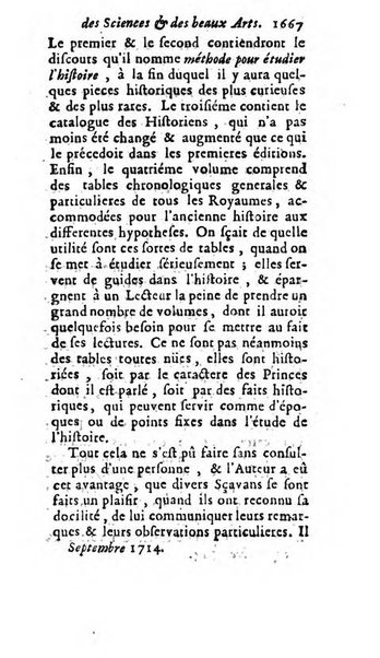 Mémoires pour l'histoire des sciences & des beaux-arts recüeillies par l'ordre de Son Altesse Serenissime Monseigneur Prince souverain de Dombes