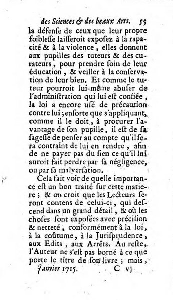 Mémoires pour l'histoire des sciences & des beaux-arts recüeillies par l'ordre de Son Altesse Serenissime Monseigneur Prince souverain de Dombes