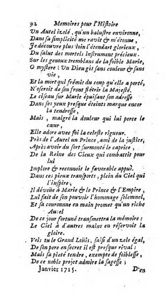 Mémoires pour l'histoire des sciences & des beaux-arts recüeillies par l'ordre de Son Altesse Serenissime Monseigneur Prince souverain de Dombes