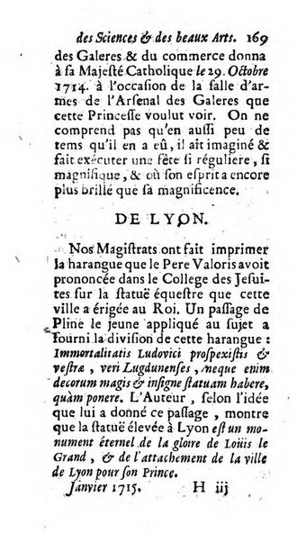 Mémoires pour l'histoire des sciences & des beaux-arts recüeillies par l'ordre de Son Altesse Serenissime Monseigneur Prince souverain de Dombes