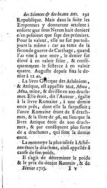 Mémoires pour l'histoire des sciences & des beaux-arts recüeillies par l'ordre de Son Altesse Serenissime Monseigneur Prince souverain de Dombes