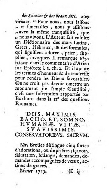 Mémoires pour l'histoire des sciences & des beaux-arts recüeillies par l'ordre de Son Altesse Serenissime Monseigneur Prince souverain de Dombes