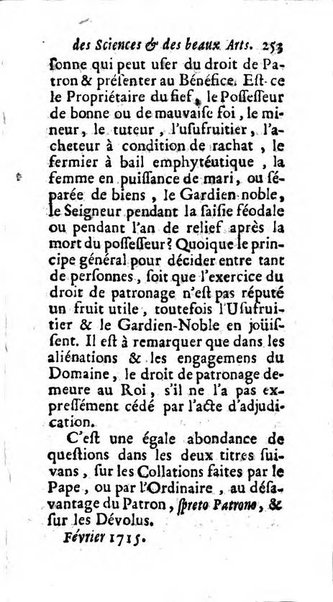 Mémoires pour l'histoire des sciences & des beaux-arts recüeillies par l'ordre de Son Altesse Serenissime Monseigneur Prince souverain de Dombes