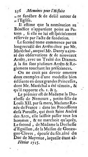 Mémoires pour l'histoire des sciences & des beaux-arts recüeillies par l'ordre de Son Altesse Serenissime Monseigneur Prince souverain de Dombes