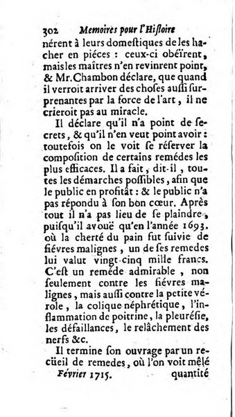 Mémoires pour l'histoire des sciences & des beaux-arts recüeillies par l'ordre de Son Altesse Serenissime Monseigneur Prince souverain de Dombes