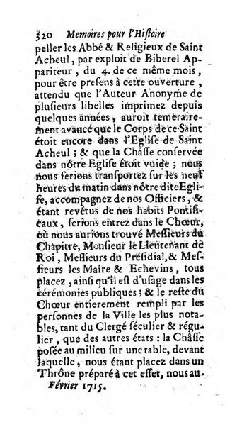 Mémoires pour l'histoire des sciences & des beaux-arts recüeillies par l'ordre de Son Altesse Serenissime Monseigneur Prince souverain de Dombes