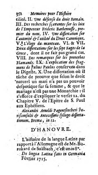 Mémoires pour l'histoire des sciences & des beaux-arts recüeillies par l'ordre de Son Altesse Serenissime Monseigneur Prince souverain de Dombes