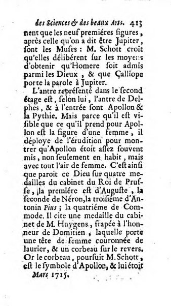 Mémoires pour l'histoire des sciences & des beaux-arts recüeillies par l'ordre de Son Altesse Serenissime Monseigneur Prince souverain de Dombes