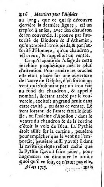 Mémoires pour l'histoire des sciences & des beaux-arts recüeillies par l'ordre de Son Altesse Serenissime Monseigneur Prince souverain de Dombes