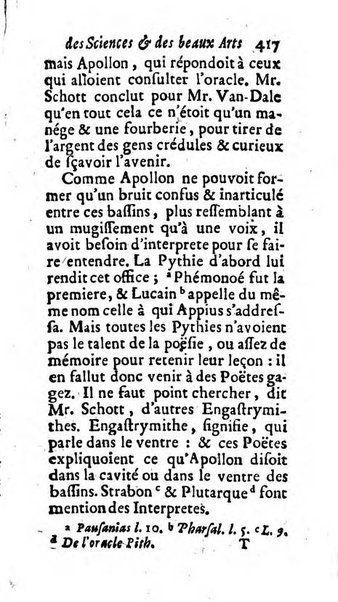 Mémoires pour l'histoire des sciences & des beaux-arts recüeillies par l'ordre de Son Altesse Serenissime Monseigneur Prince souverain de Dombes