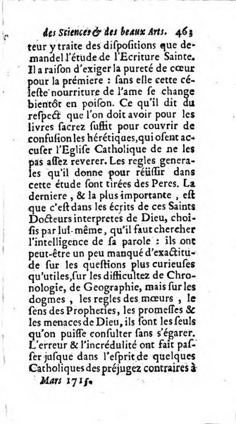 Mémoires pour l'histoire des sciences & des beaux-arts recüeillies par l'ordre de Son Altesse Serenissime Monseigneur Prince souverain de Dombes