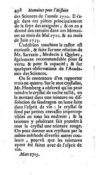 Mémoires pour l'histoire des sciences & des beaux-arts recüeillies par l'ordre de Son Altesse Serenissime Monseigneur Prince souverain de Dombes