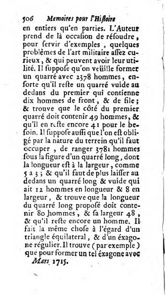 Mémoires pour l'histoire des sciences & des beaux-arts recüeillies par l'ordre de Son Altesse Serenissime Monseigneur Prince souverain de Dombes