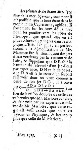 Mémoires pour l'histoire des sciences & des beaux-arts recüeillies par l'ordre de Son Altesse Serenissime Monseigneur Prince souverain de Dombes